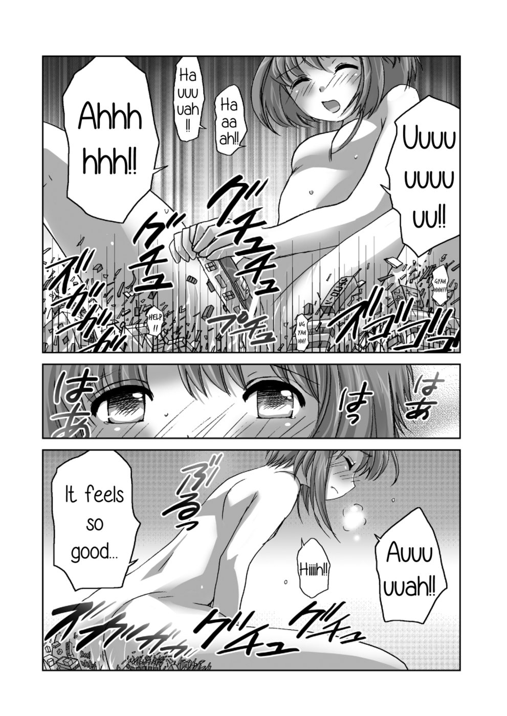 Hentai Manga Comic-Sakura has become a monster!-Read-8